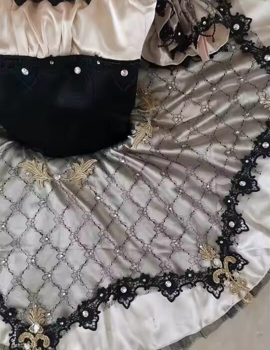 Handmade Paquita Ballet Costume – 10 Layer Platter Skirt - Image 3