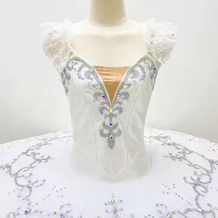 White Lace Ballet Tutu - Image 3