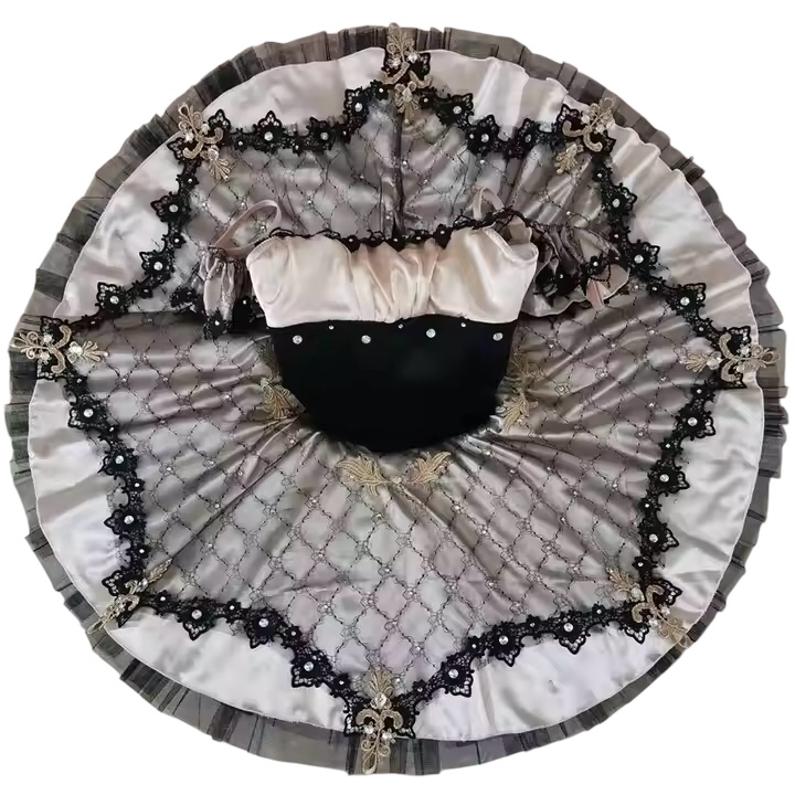 Handmade Paquita Ballet Costume – 10 Layer Platter Skirt