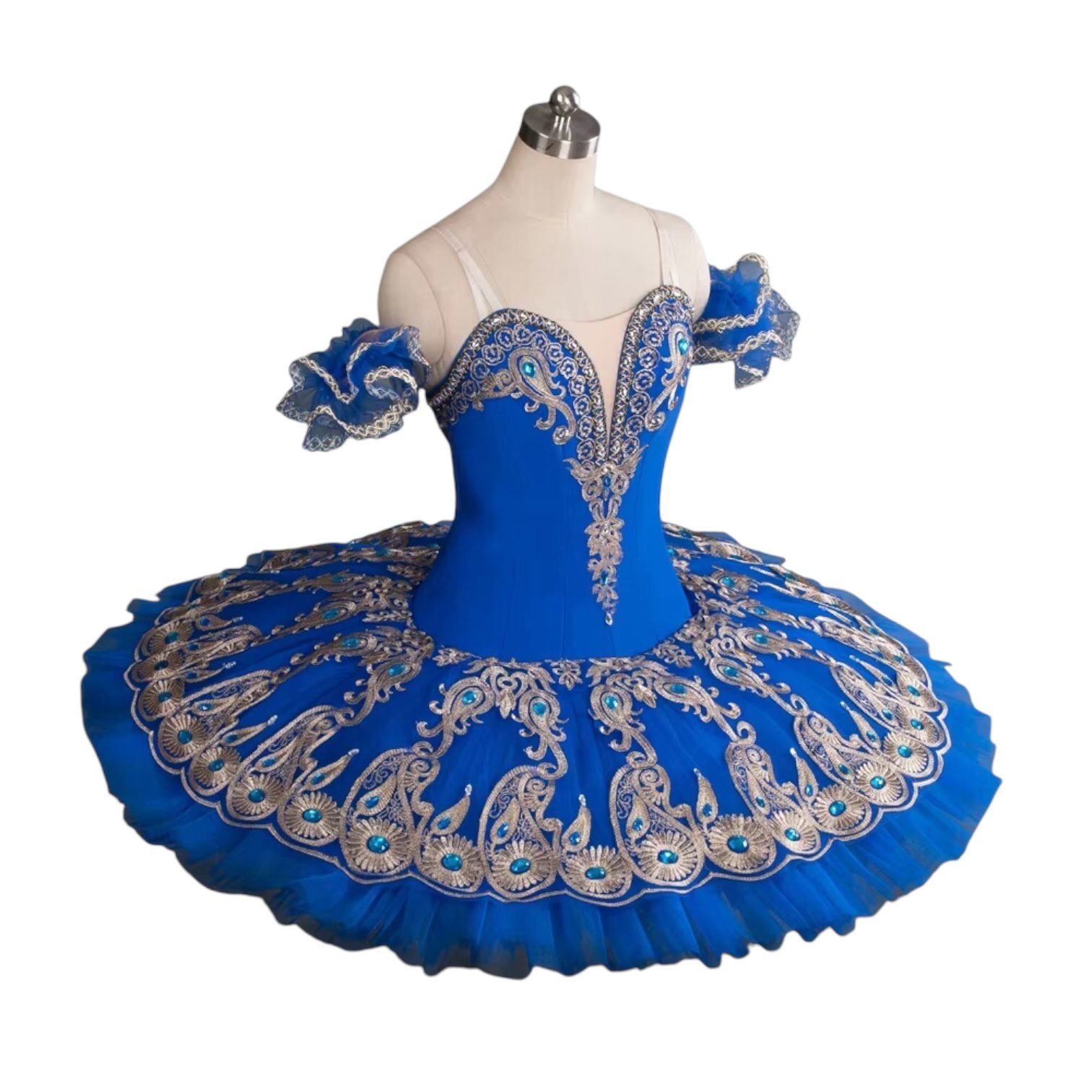 Royal Blue Ballet Costume - Image 2
