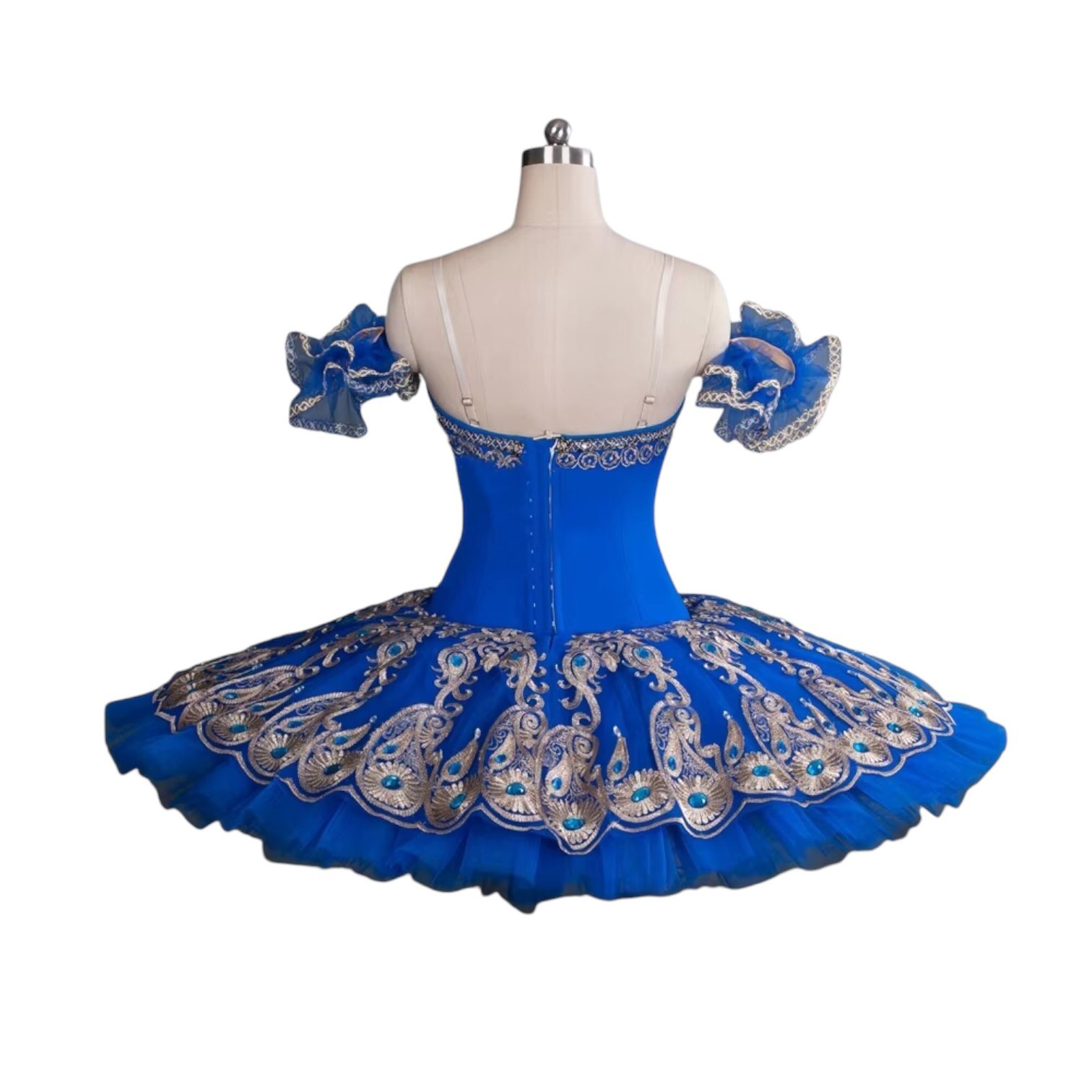 Royal Blue Ballet Costume - Image 3
