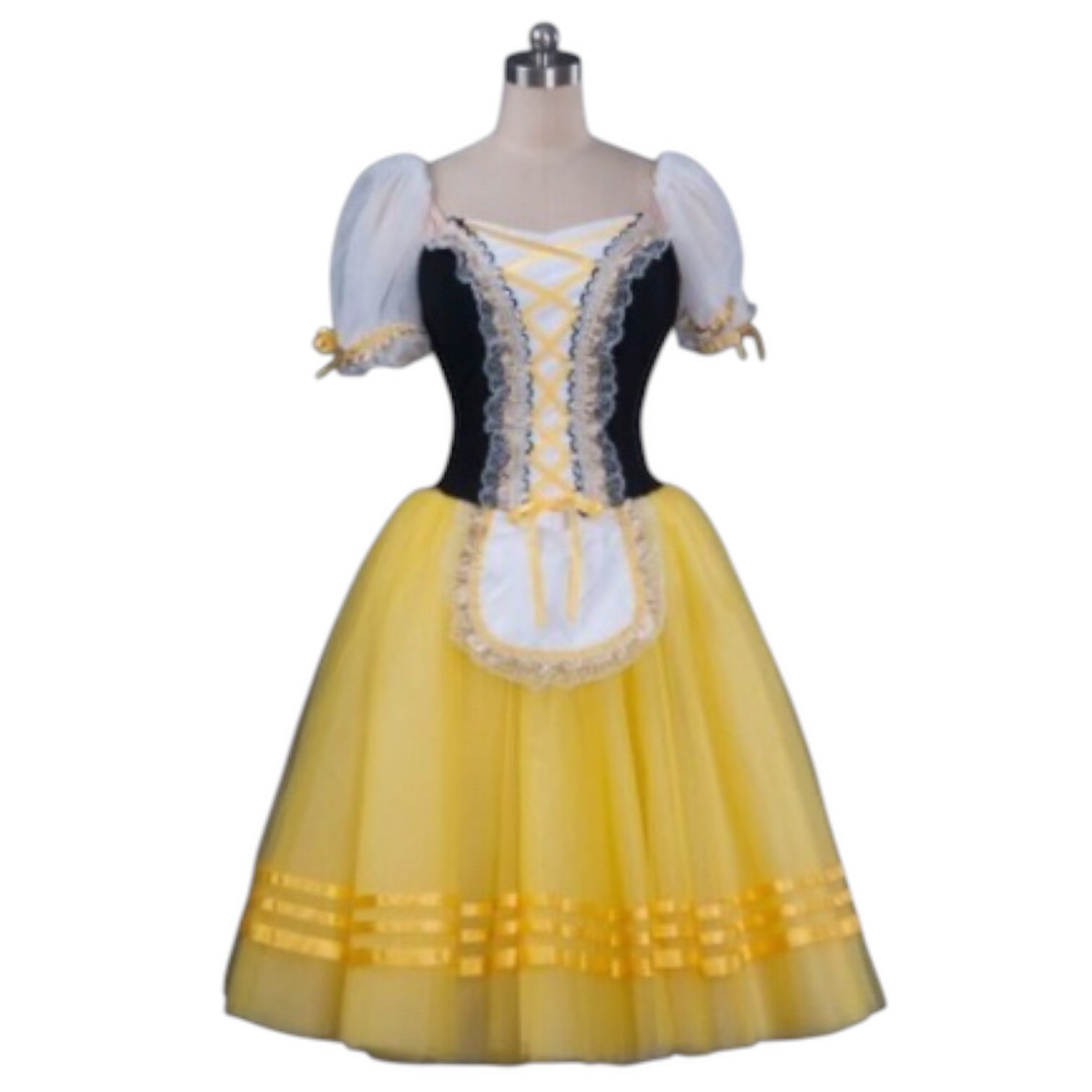 Bright yellow romantic tutu