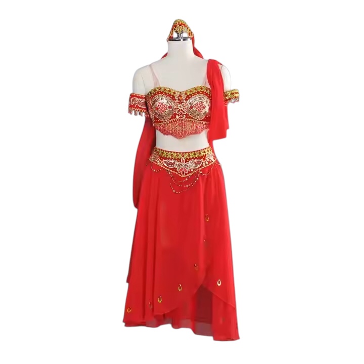 SERAPHINA RED ARABIAN BALLET COSTUME