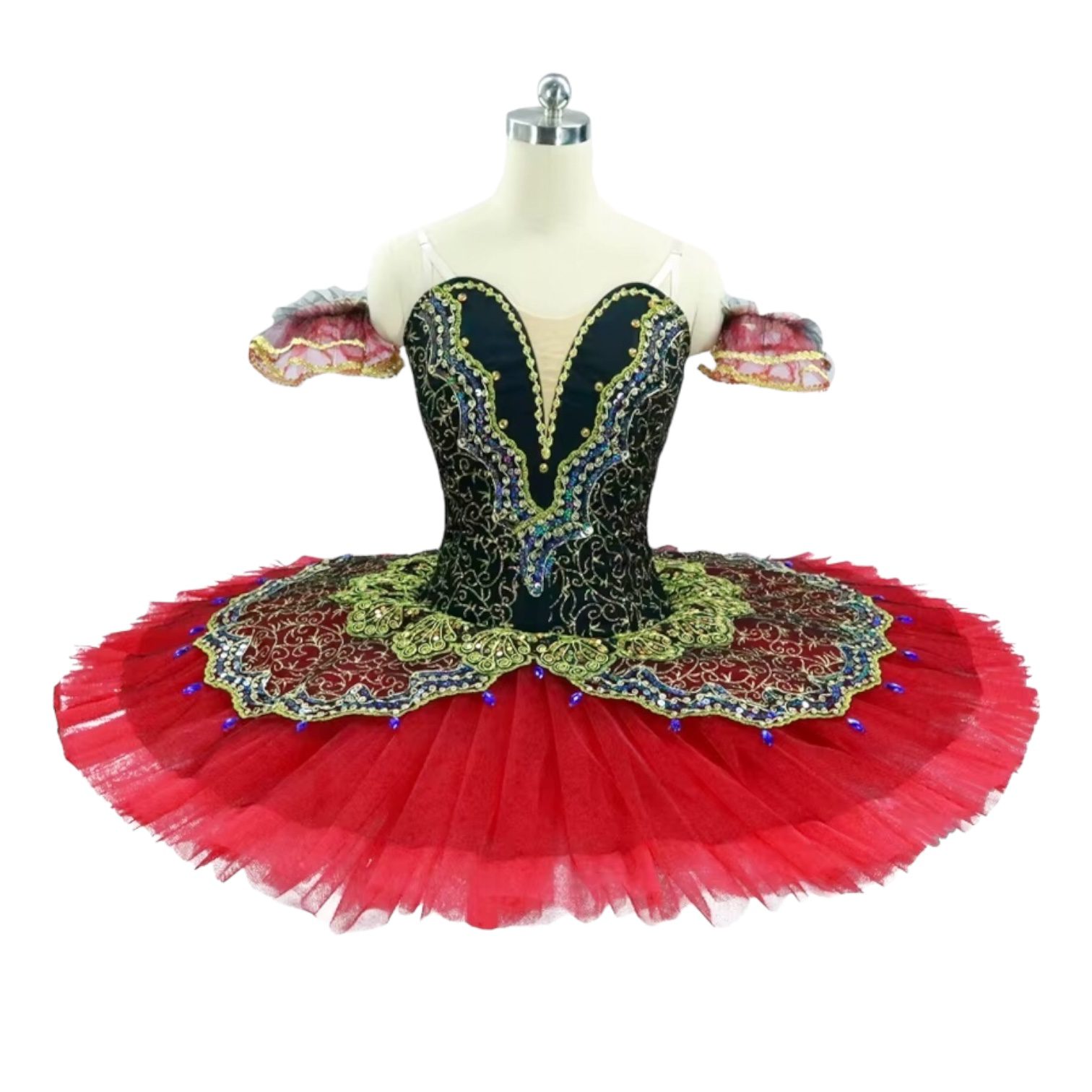 Red Paquita Ballet Tutu - Image 5