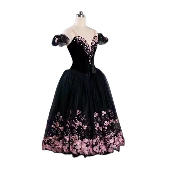 Merry Widow Lyrical Costume Black
