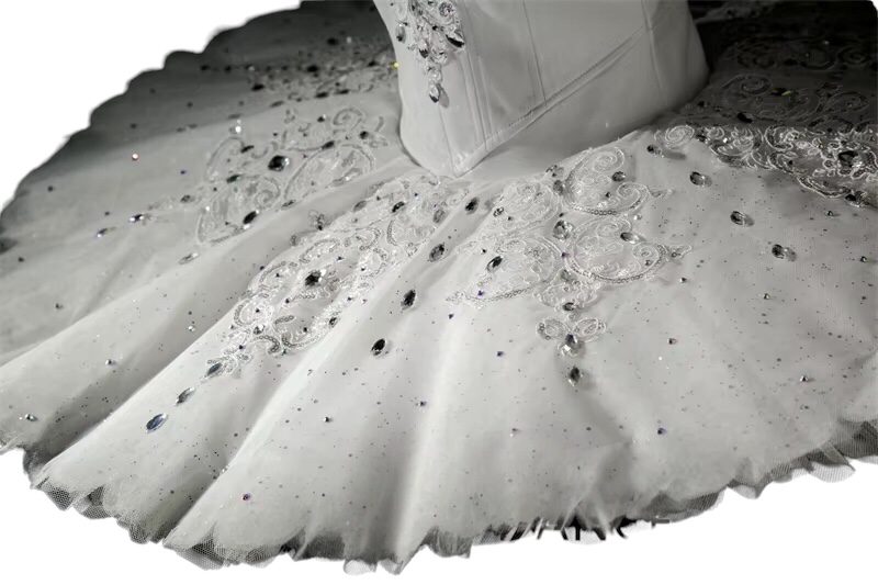 White Classical Ballet Tutu - Image 6