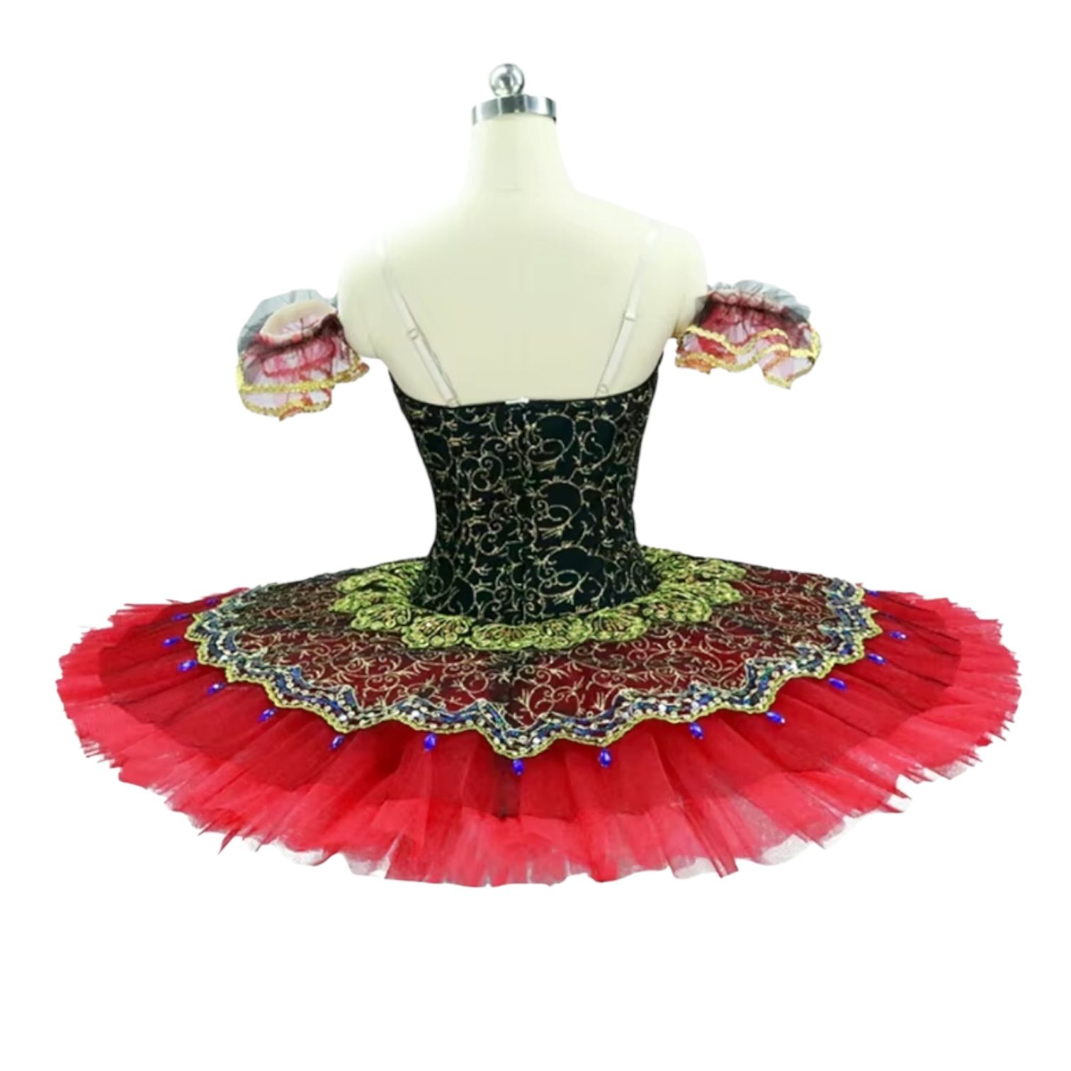 Red Paquita Ballet Tutu - Image 3