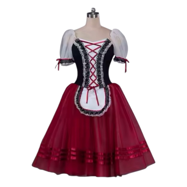 Red romantic tutu