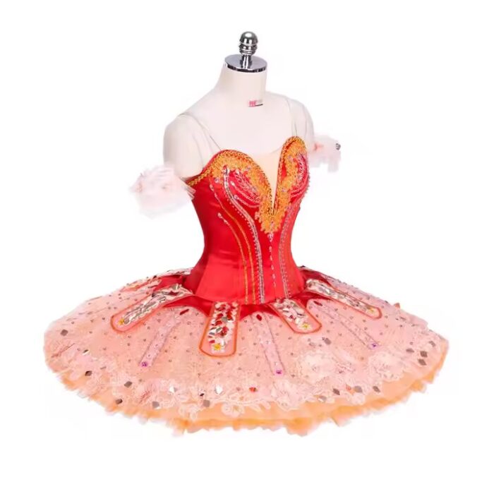 Orange Esmeralda Ballet Costume - Image 3