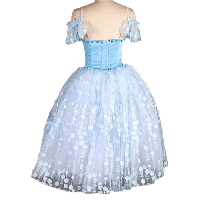 Blue Flowers Romantic Tutu - Image 3