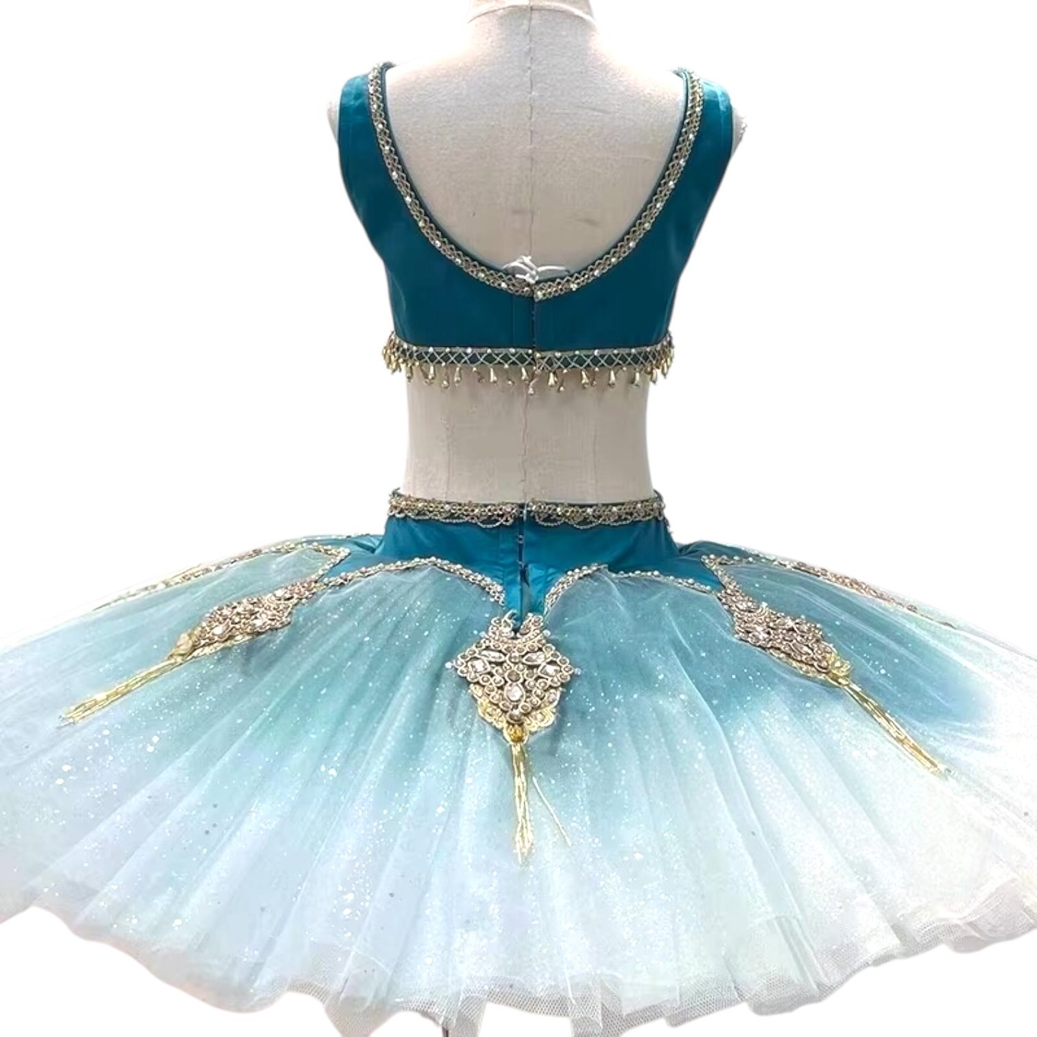 Blue Grand Pas La Bayadere Tutu - Image 3