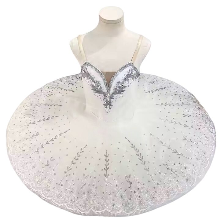 White Lace Fairy Ballet Tutu - Image 3