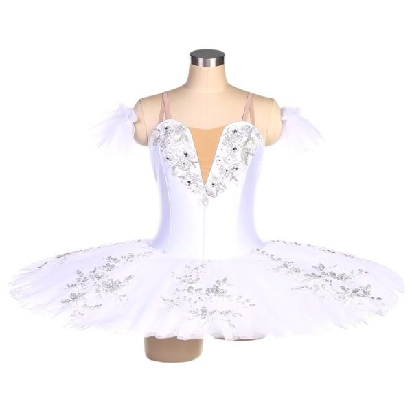 White stretch tutu