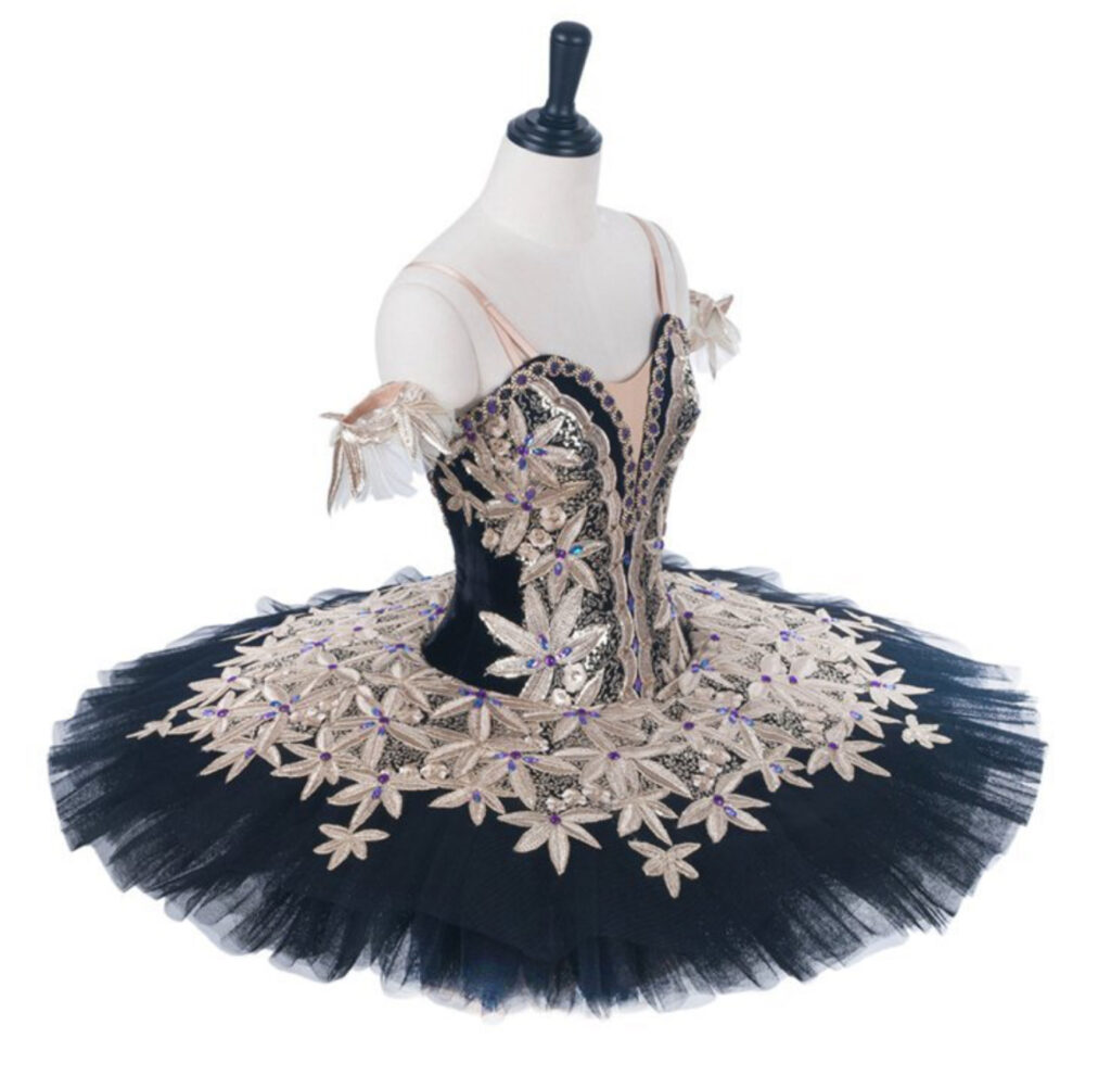 Golden flowers ballet tutu