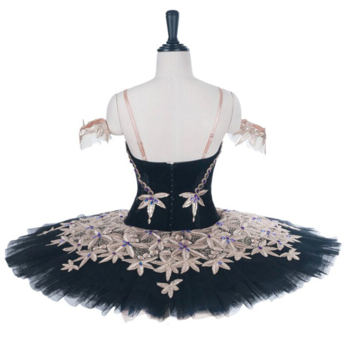 Gold Flowers Ballet Tutu - Image 3