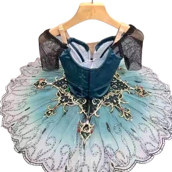 Green Swirl Ballet Tutu - Image 3
