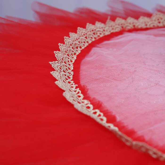 Red Stretch Ballet Tutu - Image 6