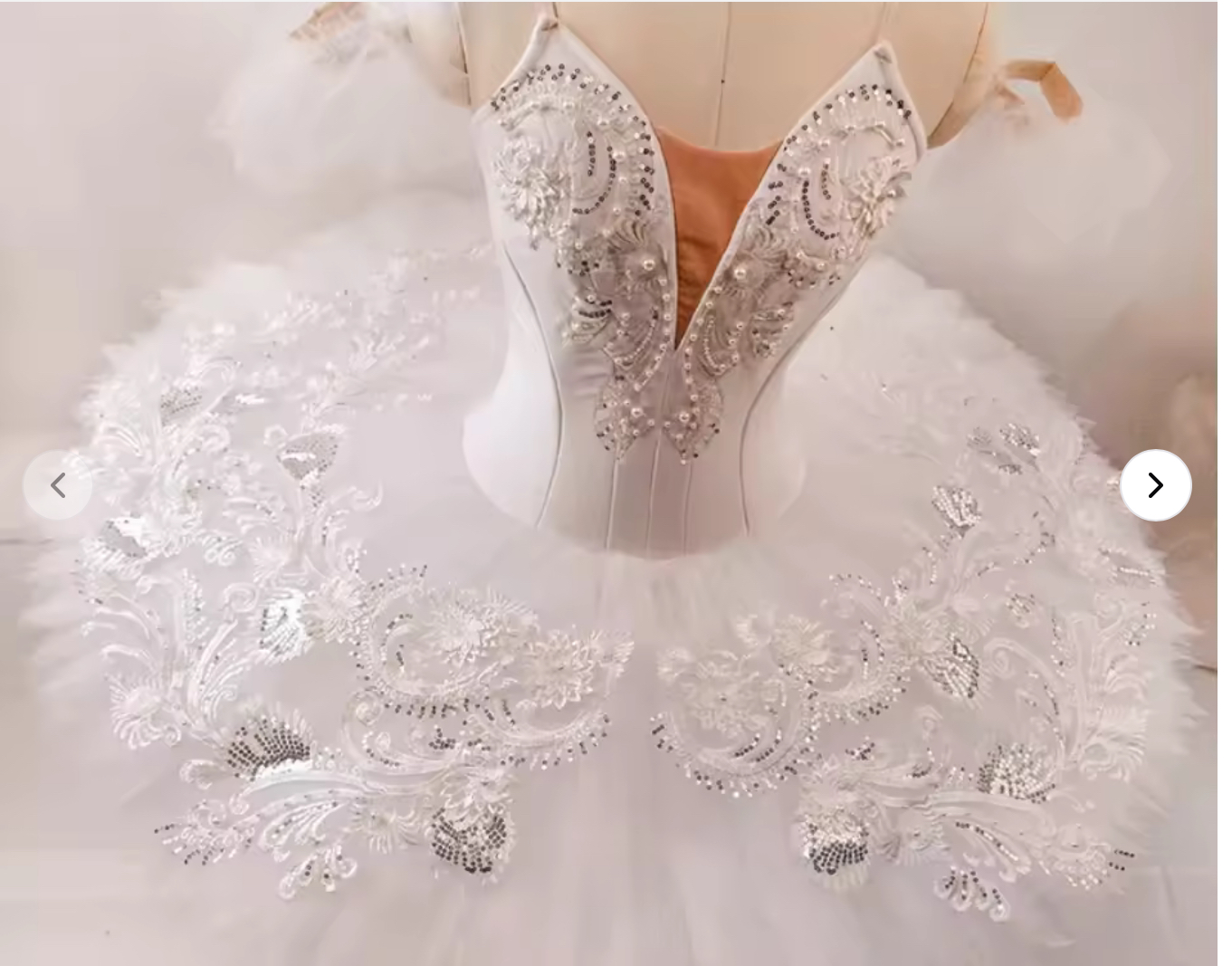 White Professional Ballet Tutu - Image 4