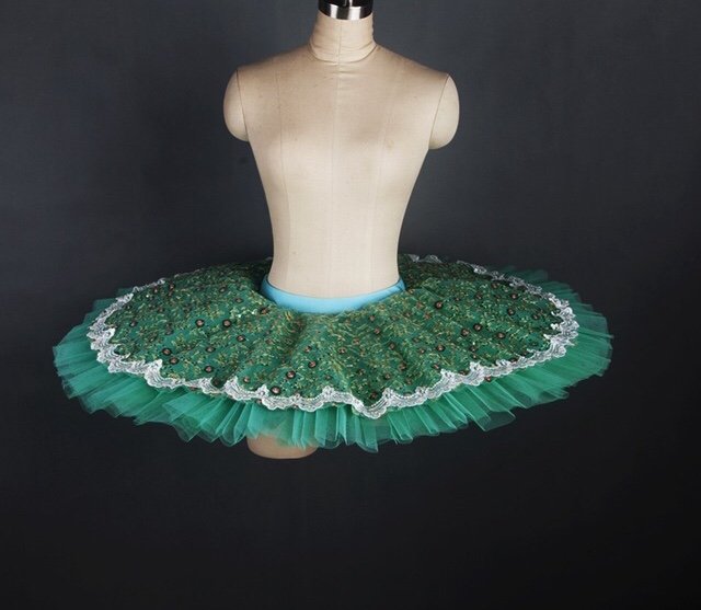 Green half tutu