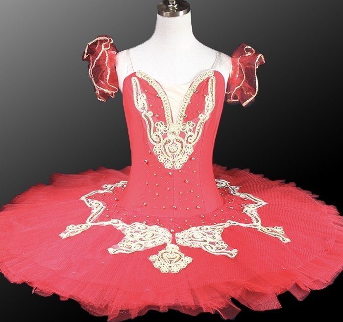 Red Ballet Tutu Costume