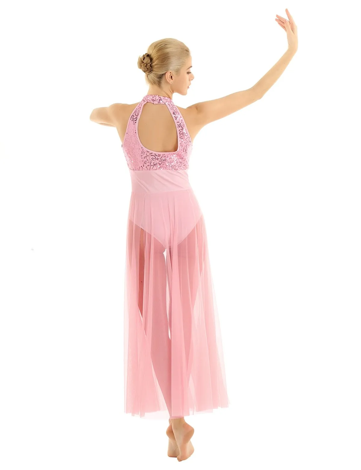 Pink Contemporary Dance Costume - Image 2