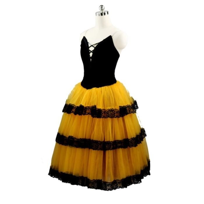 Romantic yellow tutu