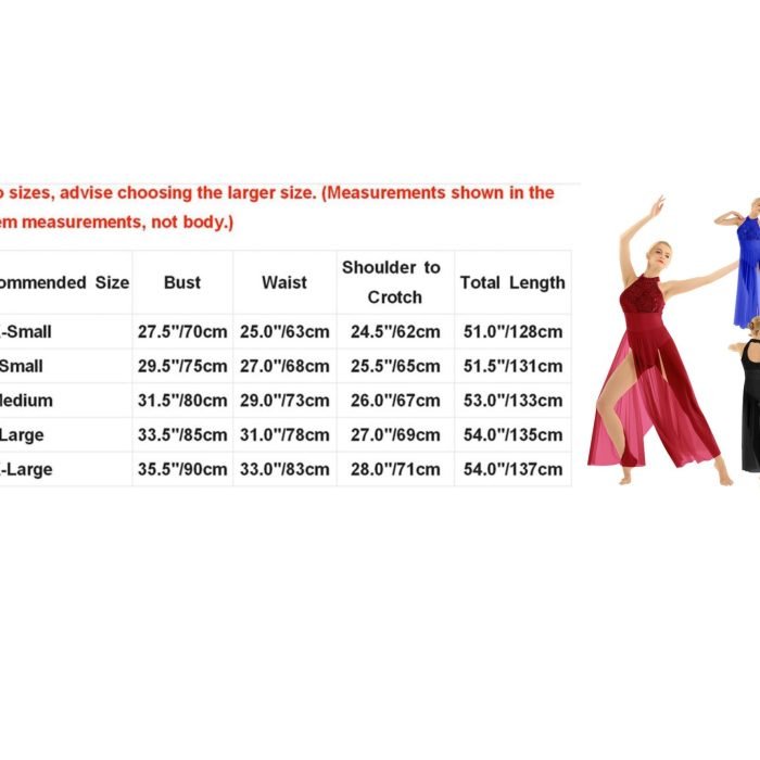 Red Contemporary Dance Costumes - Image 4