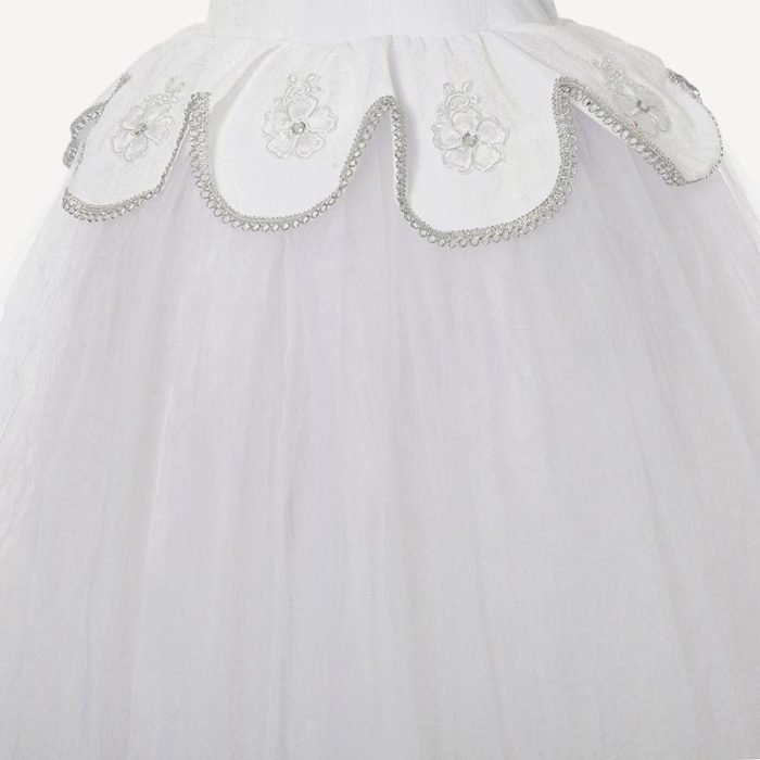 Long White Ballet Tutu - Image 5