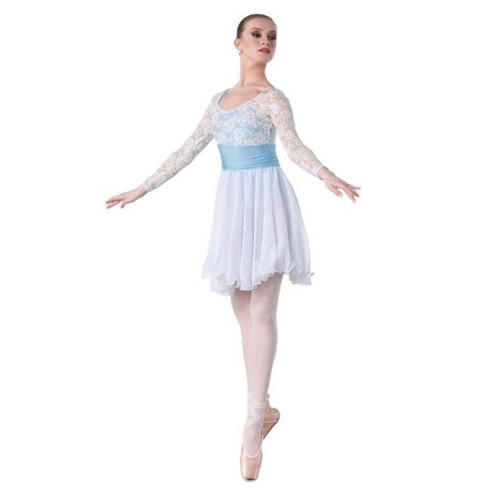 Pale blue dance costume