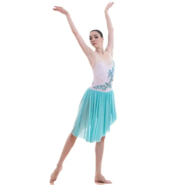 Turquoise dance costume