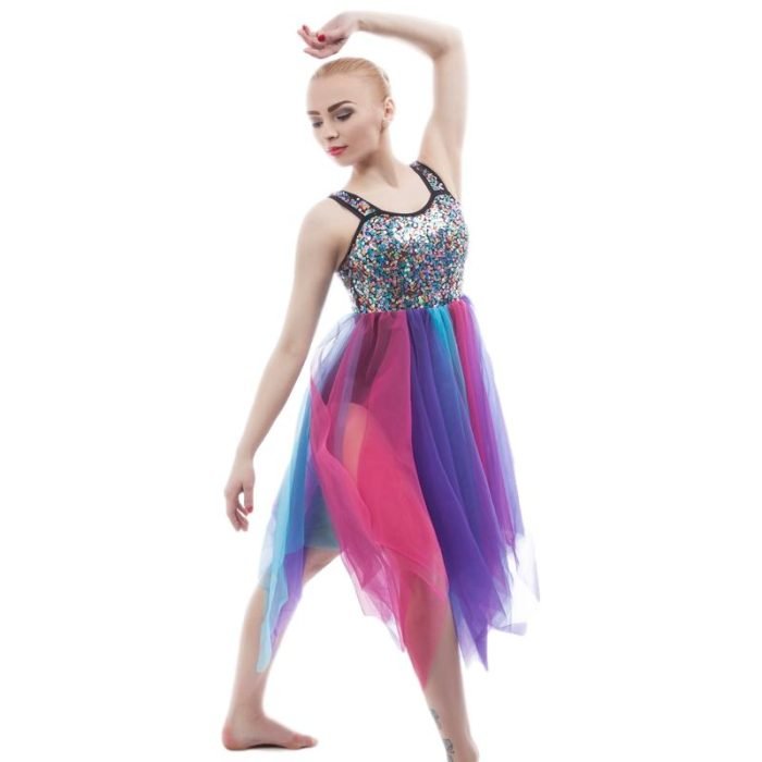 Rainbow dance costume