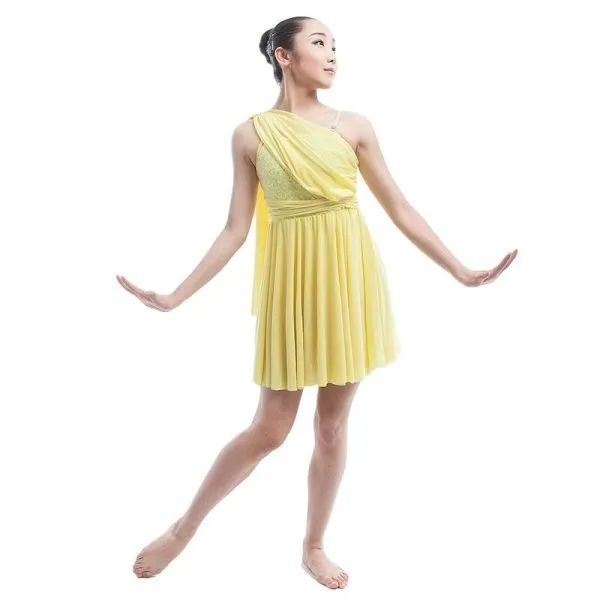 Yellow dance costume