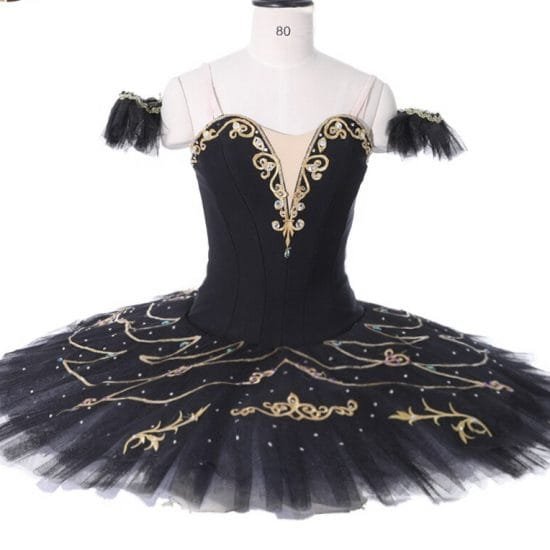 Black Ballet Tutu | Twirling Ballerinas | Black Swan Ballet Costume