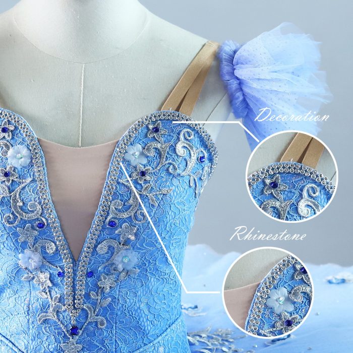 Blue Cinderella Ballet Tutu - Image 4