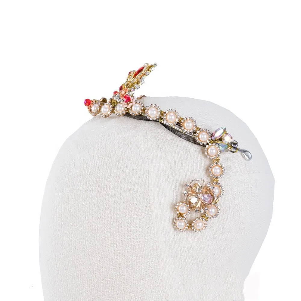 Red Ballet Headpiece - Image 2