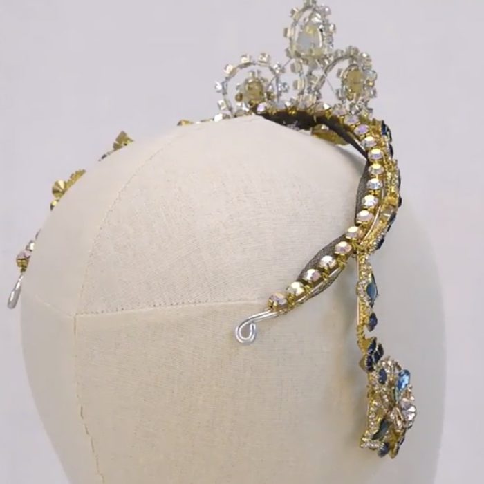 Gold Emerald Ballet Tiara - Image 7