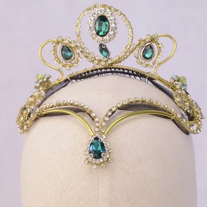 Green Ballet Headpiece