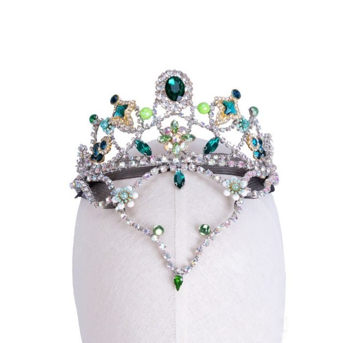 Emerald Ballet Head Piece