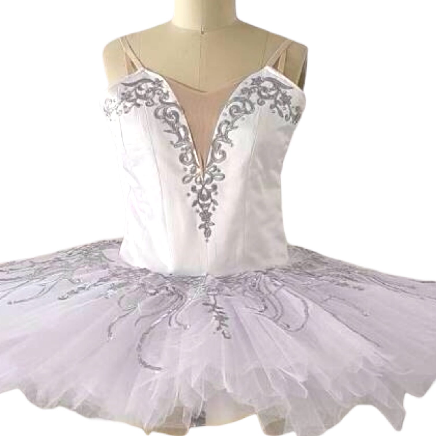 White corps de ballet tutu
