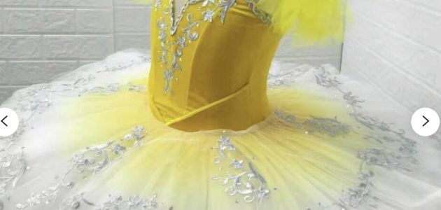 Yellow ombré tutu