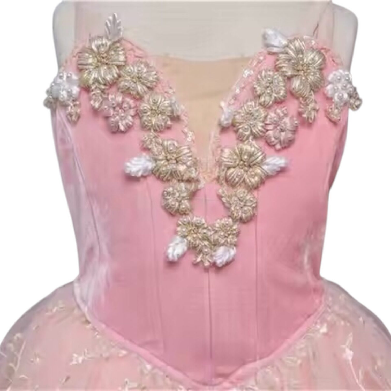 Pink Lace Ballet Dress - Image 5