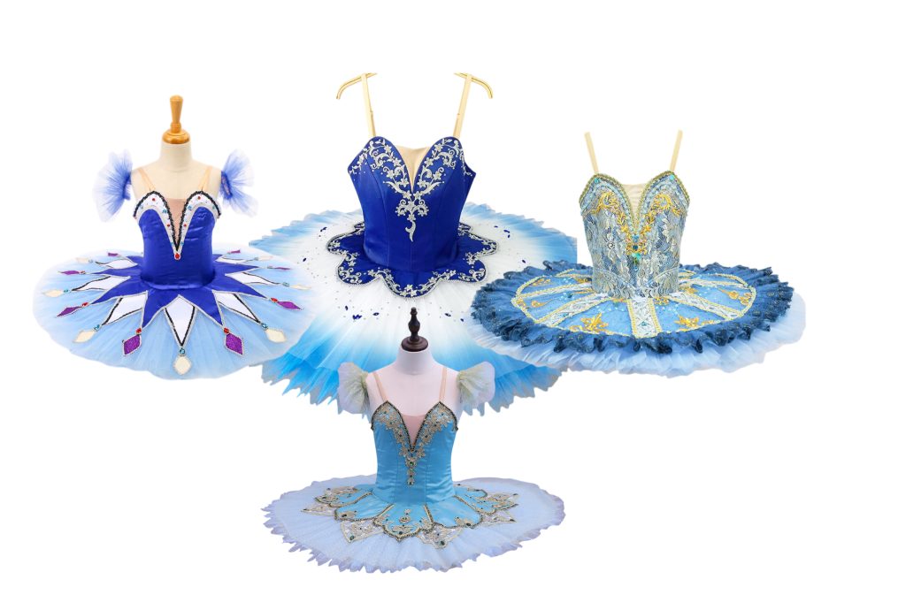 Blue ballet tutus