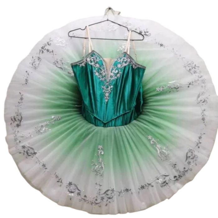 Green Satin Tutu