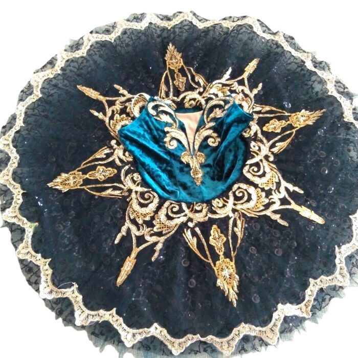 Black Teal Ballet Tutu