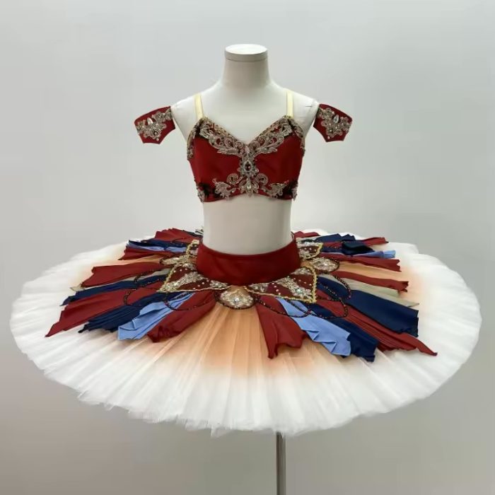 Brown 2 piece ballet costume