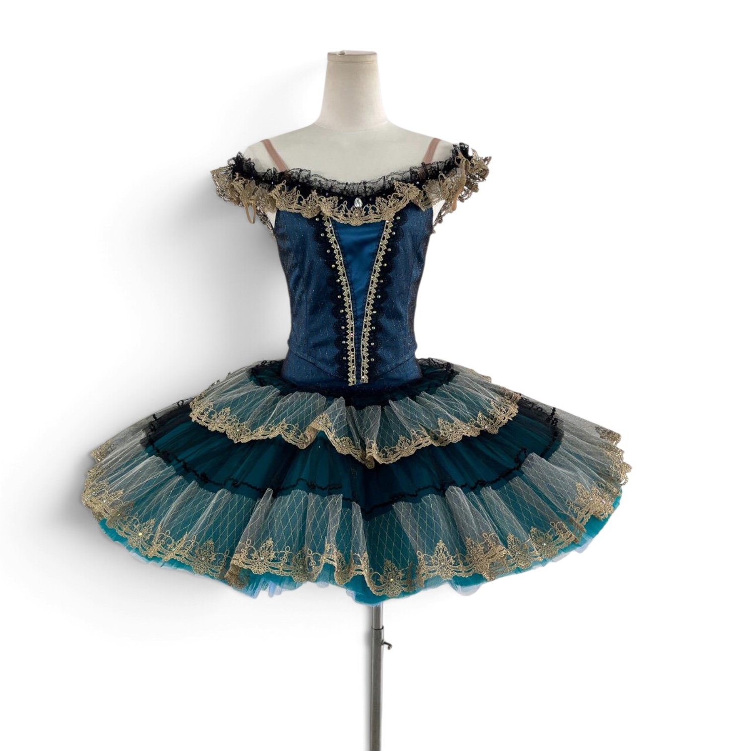 Teal Esmeralda lace Ballet Tutu